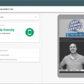 Screen Shot for Mobile Website Test