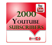 2000 YouTube Subscribers